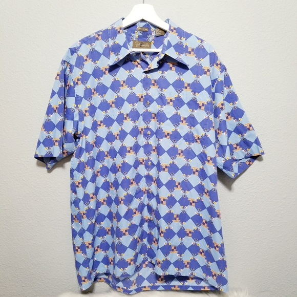 Fernando Pena Other - Fernando Pena anchor nautical print button shirt XL